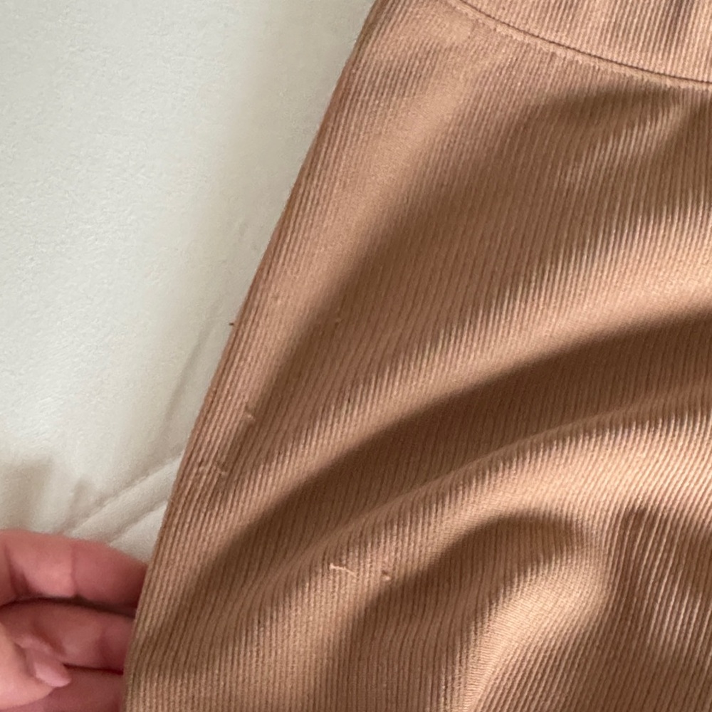 Elodie Tan Ribbed Pants - Picture 5 of 5